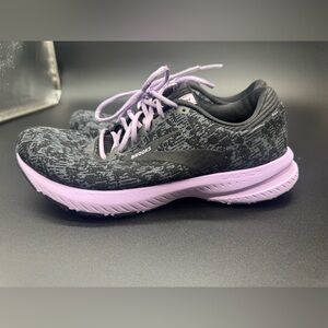 Brooks Women's Athletic Running Shoes - Black & Lavender